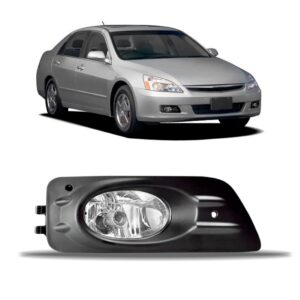 Farol Milha Auxiliar Accord 2006 2007 Com Grade 1ª Linha Direito