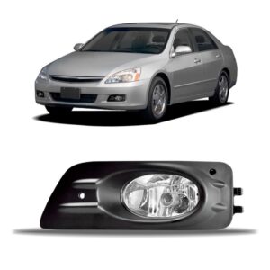 Farol Milha Auxiliar Accord 2006 2007 Com Grade Lado Esquerdo