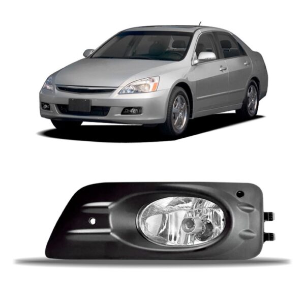 Farol Milha Auxiliar Accord 2006 2007 Com Grade Lado Esquerdo