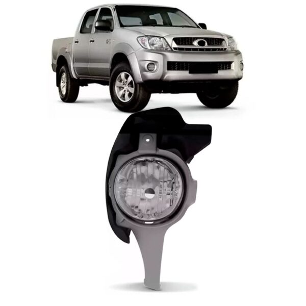 Farol Milha Auxiliar Hilux Srv 2005 A 08 C/suporte 1ª Linha Direita