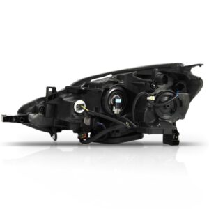 Farol Sentra 2016 2017 2018 Mascara Negra Sem Led 1ª Linha Esquerdo/motorista