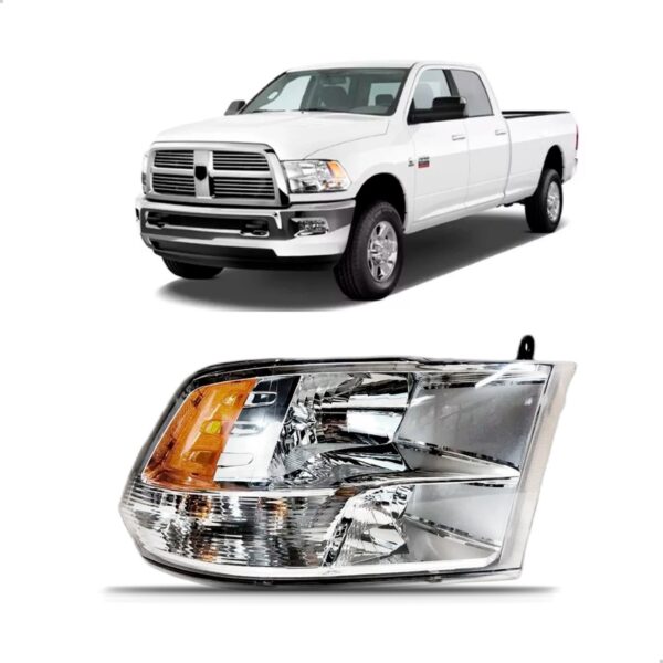 Farol Dodge Ram 2012 2013 2014 2015 1ª Linha Direito/passageiro