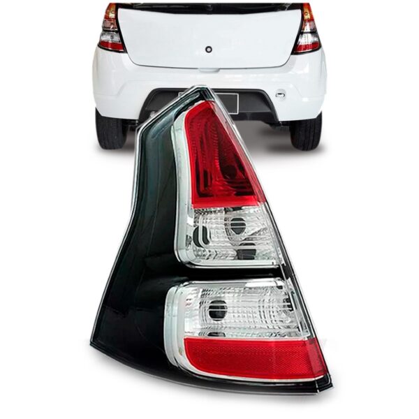 Lanterna Sandero Stepway 2012 2013 2014 Traseira Fumê Lado Esquerdo