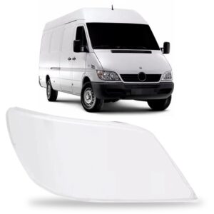 Lente Farol Sprinter 2003 A 2012 Com Auxiliar Mega Desconto Lado Direito