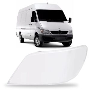 Lente Farol Sprinter 2003 A 2012 Com Auxiliar Mega Desconto Lado Esquerdo