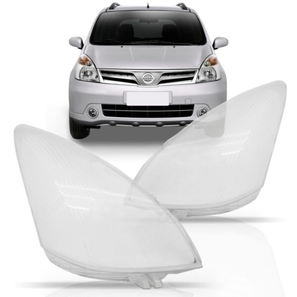 Lente Farol Livina 2009 2010 11 2012 2013 2014 Nissan Oferta Lado Esquerdo