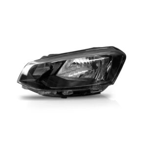 Farol Gol G7 16/18 Manual Foco Simples Friso Preto 1ª Linha - Esquerdo/motorista