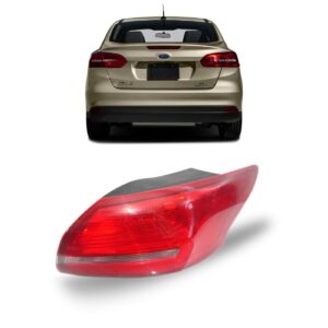 Lanterna Traseira Ford Focus Sedan 16 17 2018 Canto 1ª Linha Direito Bicolor