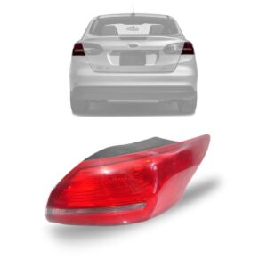 Lanterna Traseira Ford Focus Sedan 16 17 2018 Canto 1ª Linha Direito Bicolor