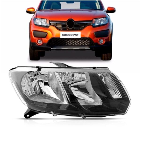 Farol Sandero Stepway 2015 2016 2017 Lado Direito