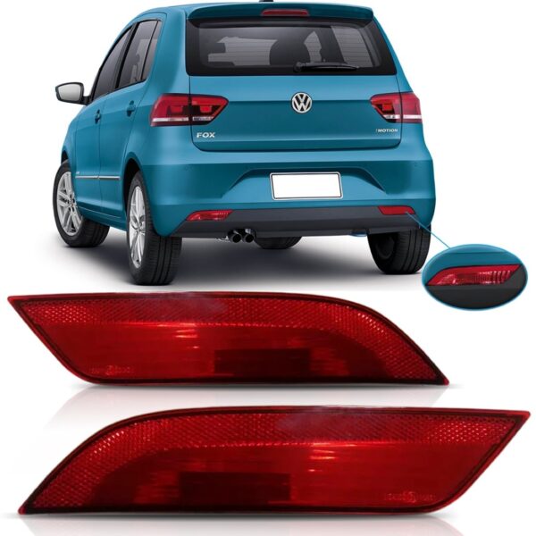 Refletor Parachoque Traseiro Para Fox 2015 2016 2017 Lado Direito