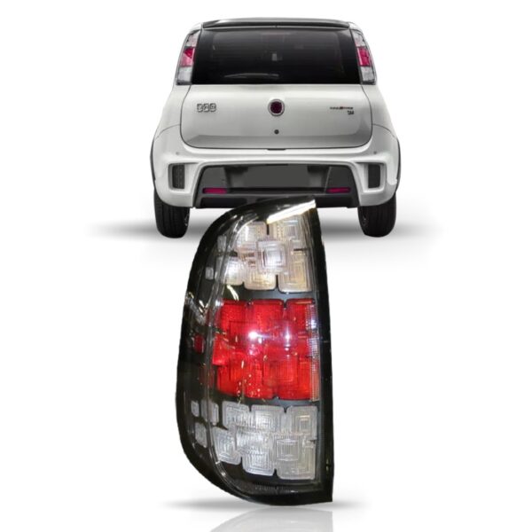 Sinaleira Traseira Fiat Uno 2015 16 2017 Cristal Nova Oferta Lado Esquerdo