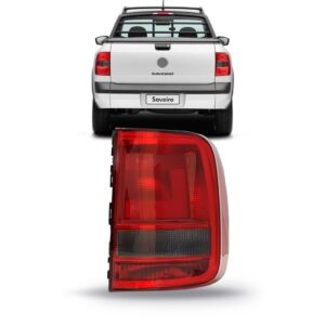 Lanterna Traseira Saveiro G7 2016 A 2018 Fume 1ª Linha Direito Vermelho/fumê