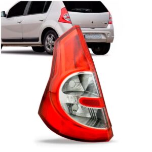Lanterna Traseira Renault Sandero 2008 2009 10 2011 Bicolor Lado Esquerdo