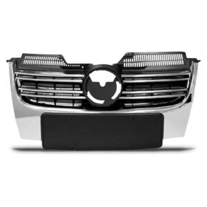 Tela Radiador Jetta 2006 A 2010 C/friso Cromado Preto