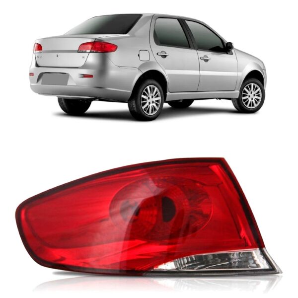 Lanterna Traseiro Siena 2008 A 2013 Canto Lado Esquerdo