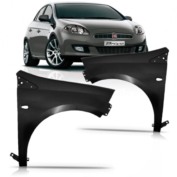 Paralama Bravo Fiat 2013 2014 2015 2016 Esquerdo Tong Yang - - Esquerdo