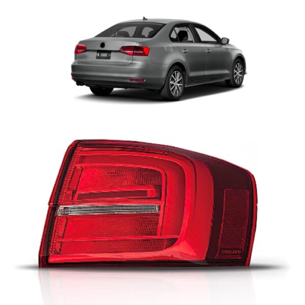 Lanterna Traseira Jetta 2016 2017 2018 Com Led Lado Direito