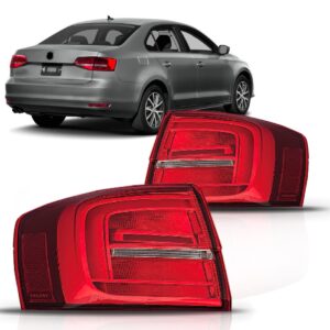 Lanterna Traseira Jetta 2016 2017 2018 Com Led Lado Direito