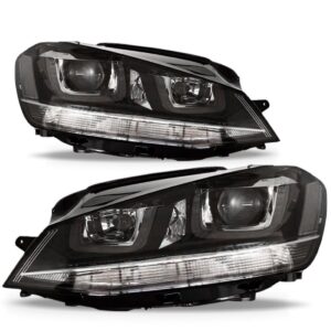 Par Farol Golf 2014 2015 2016 Com Led E Friso Cromado