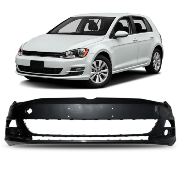 Parachoque Dianteiro Golf Tsi 2014 A 2016 S/furo 1a Linha Preto