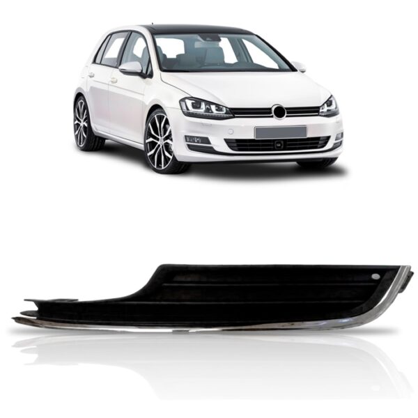 Grade Parachoque Golf 2014 2015 2016 Com Friso . 1a Linha Lado Esquerdo