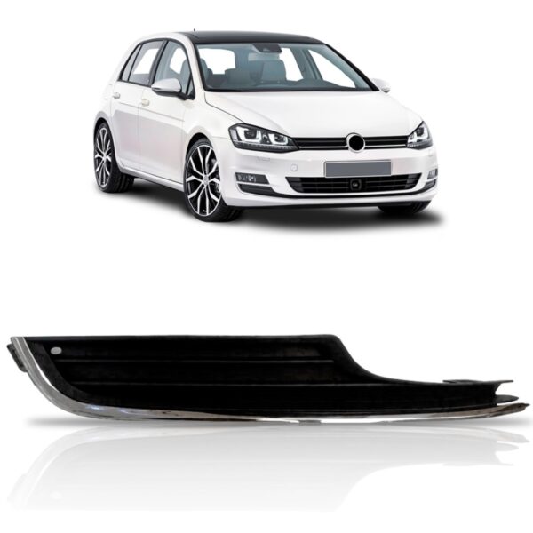 Grade Parachoque Golf 2014 2015 2016 Com Friso . 1a Linha Lado Direito