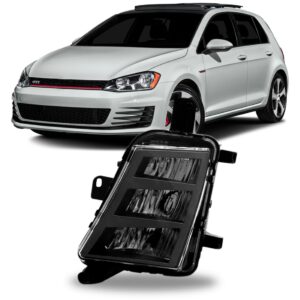 Farol Milha Auxiliar Golf Gti 2014 2015 16 Com Led 1ª Linha Esquerdo