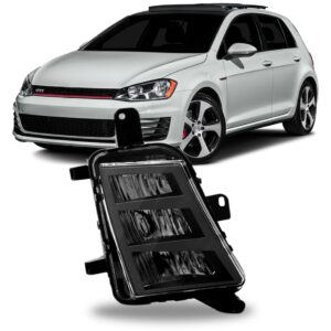 Farol Milha Auxiliar Golf Gti 2014 2015 16 Com Led 1ª Linha Direito