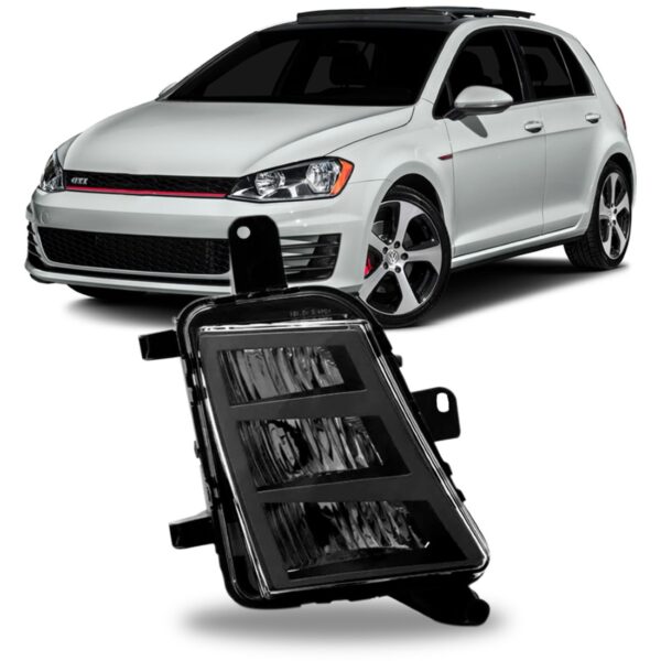 Farol Milha Auxiliar Golf Gti 2014 2015 16 Com Led 1ª Linha Direito
