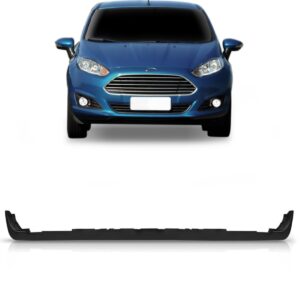 Aplique Spoiler Inferior Parachoque Fiesta 13/14 Bigodinho Preto