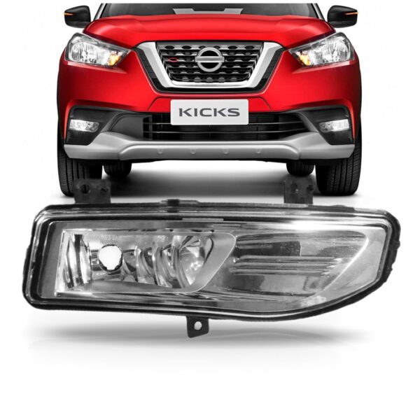 Farol Milha Auxiliar Kicks 2017 2018 2019 1ª Linha Lado Direito Passageiro