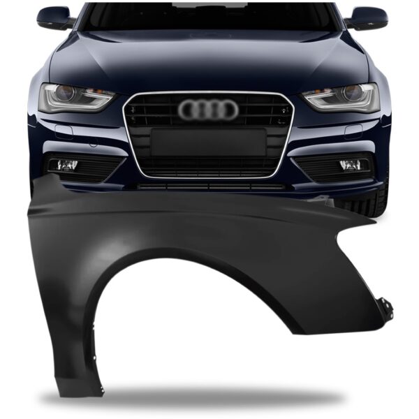 Paralama Para Audi A4 2013 2014 2015 2016 Preto Lado Direito