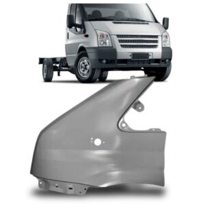 Paralama Transit 2008 09 10 11 12 Com Furo De Seta Direito Lado Esquerdo