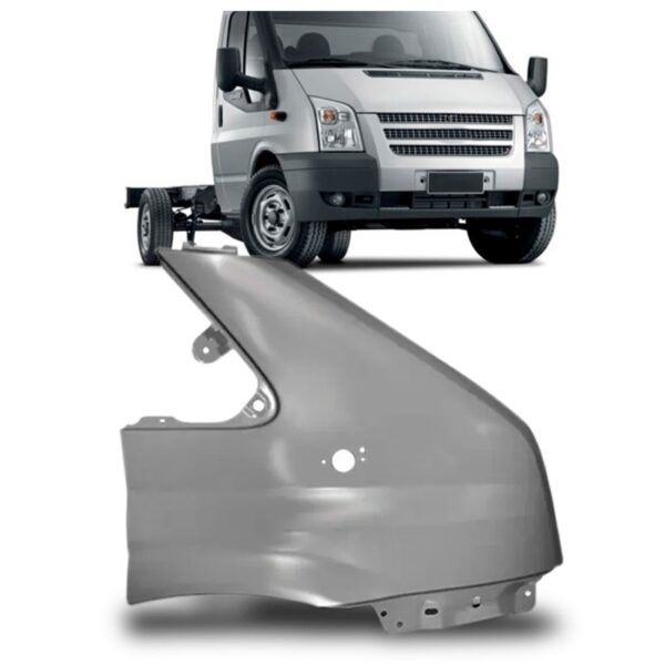 Paralama Transit 2008 09 10 11 12 Com Furo De Seta Direito Lado Direito