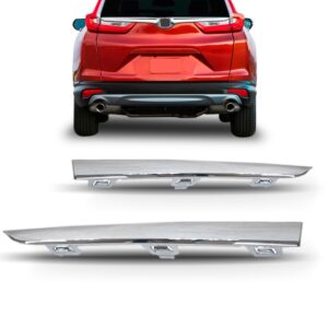 Friso Parachoque Traseiro Crv 2018 A 2019 Cromado Lado Direito