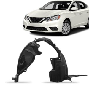 Protetor Caixa De Roda Sentra 2014 2015 2016 Parabarro Lado Direito