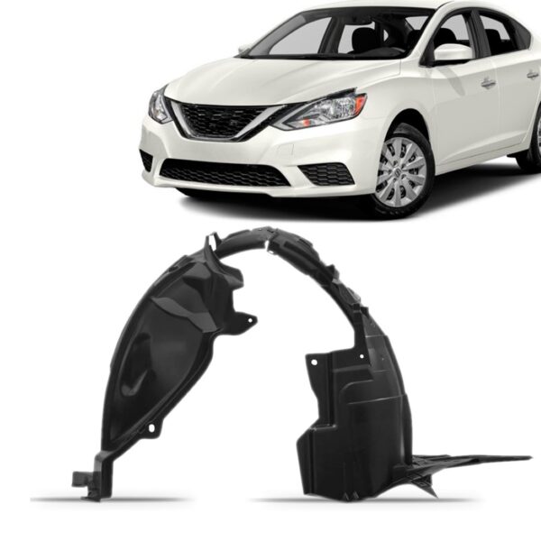 Protetor Caixa De Roda Sentra 2014 2015 2016 Parabarro Lado Direito