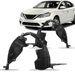 Protetor Caixa De Roda Sentra 2014 2015 2016 Parabarro Lado Direito