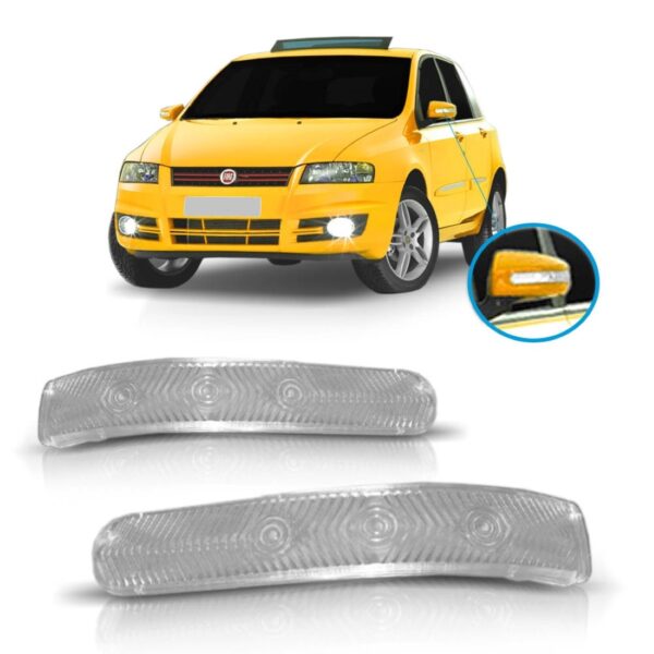 Lente Sinaleira Retrovisor Stilo 2008 09 10 11 2012 Externo Lado Direito