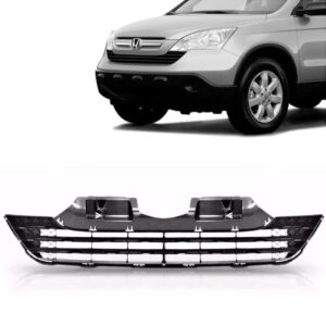 Grade Parachoque Central Crv 2007 2008 2009 1a Linha Preto
