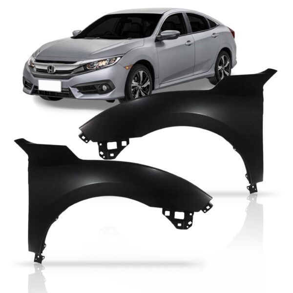 Paralama Para Civic G10 Ano 2020 2019 2018 2017 Lado Direito