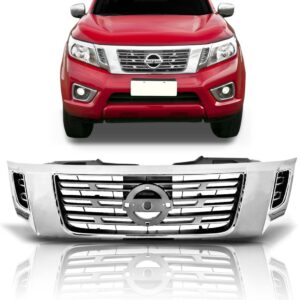 Grade Dianteira Nissan Frontier 2017 2018 1a Linha Cinza