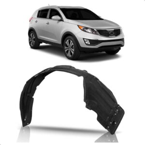 Protetor Caixa De Roda Dianteiro Kia Sportage 2013 2014 2015 Lado Esquerdo