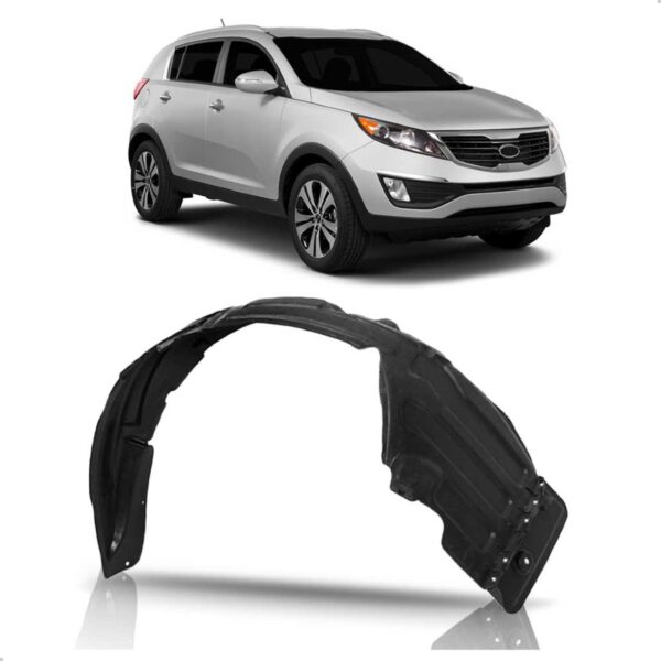 Protetor Caixa De Roda Dianteiro Kia Sportage 2013 2014 2015 Lado Esquerdo