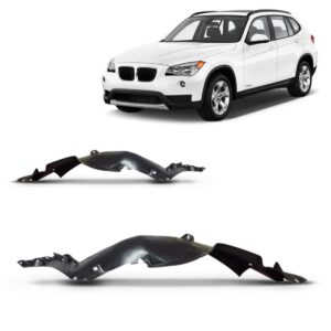 Asa Urubu Dianteiro Bmw X1 2010 2011 12 2013 Parte Traseira Lado Esquerdo