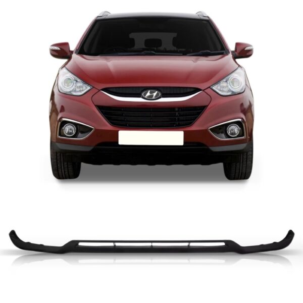 Spoiler Inferior Parachoque Dianteiro Ix35 2010 2011 12 2013 Preto