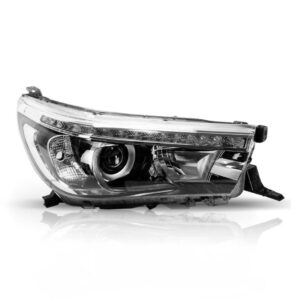 Farol Led Toyota Pickup Hilux Srv 16 2017 Eletrico 1ª Linha - Direito/passageiro