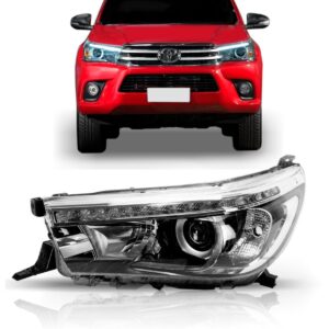 Farol Led Toyota Pickup Hilux Srv 16 2017 Eletrico 1ª Linha Esquerdo/motorista