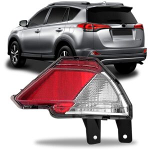 Lanterna Parachoque Traseiro Rav4 2016 2017 2018 C/ Garantia Lado Direito